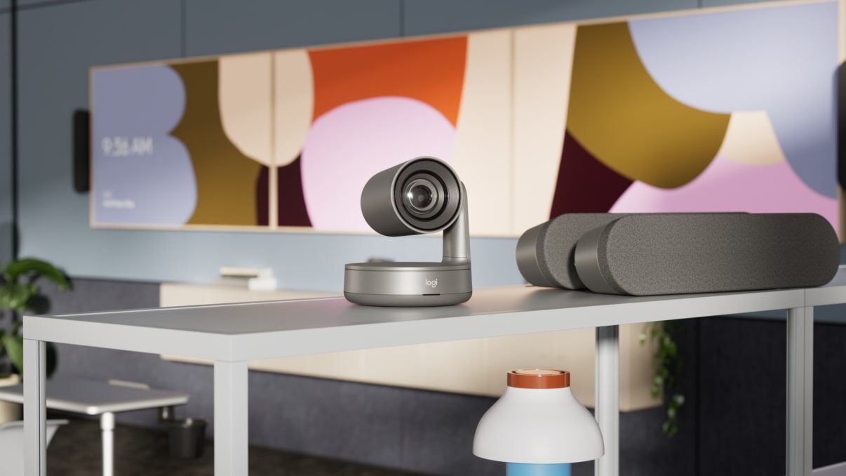 Modular video conferencing system for large and extra large rooms